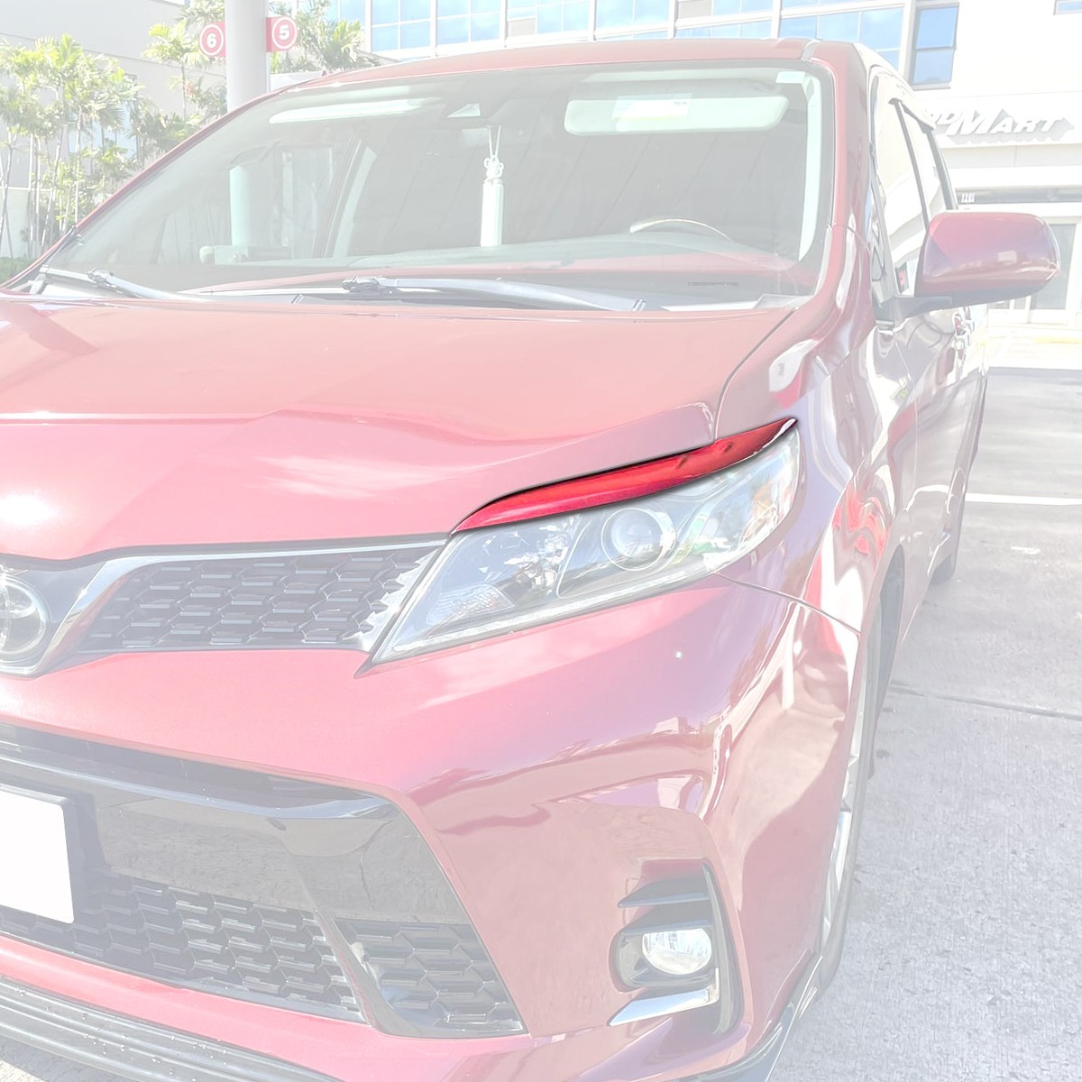 Fits 11-20 Toyota Sienna CityKruiser MP-Style Eyebrows Eyelids (ABS)