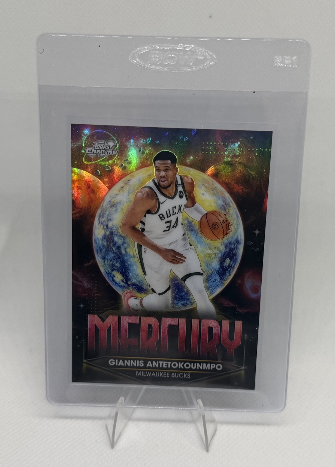2025 Topps Cosmic NBA Planetary Pursuit Mercury Giannis Antetokounmpo
