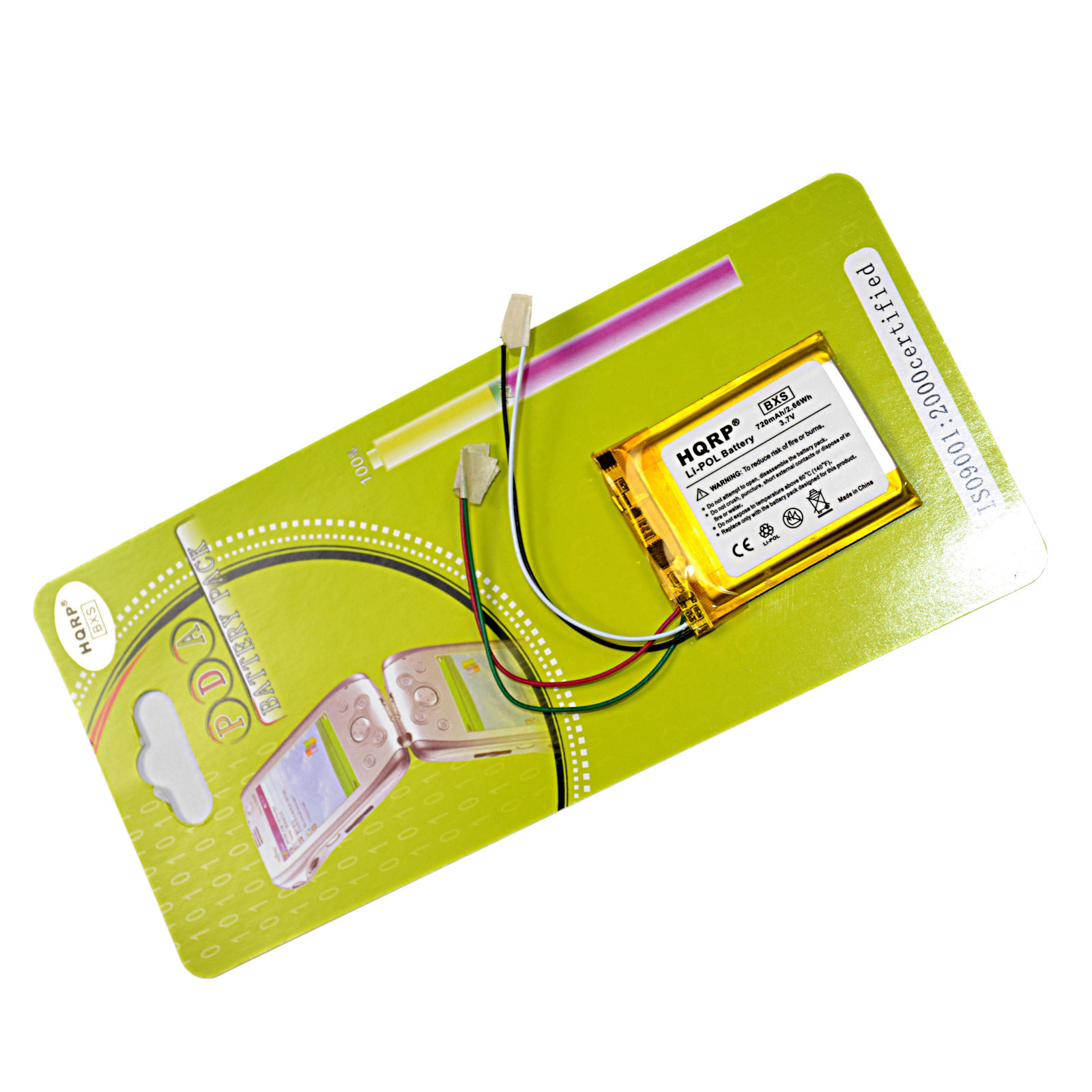 HQRP Battery for Microsoft Zune 4GB 8GB 16GB, Flash 4GB 8GB X814398-001