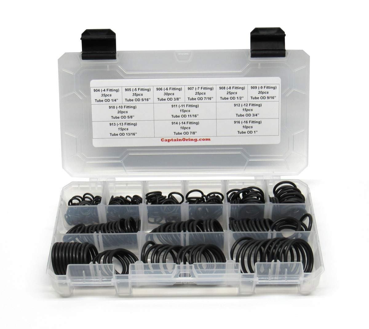 255pc BOSS Hydraulic (VITON 90) O-Ring Kit (CAT, Case, Hitachi, Komatsu, Volvo)