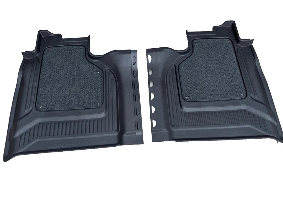 2019-2026 Silverado Sierra Crew Cab Rear Factory Floor Liners Black 84645271 OEM