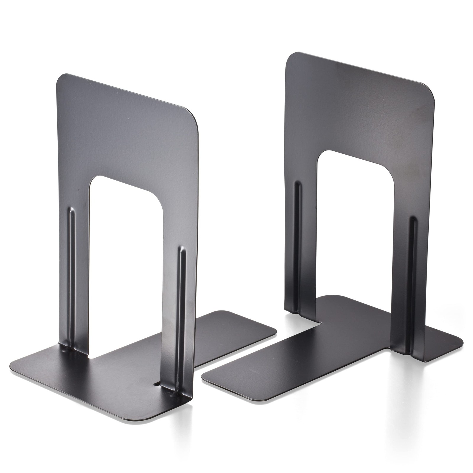 1 Pair 9 Inch Non-Skid Bookends, 93051, Chip Proof Enamel Coating, Heavy Duty
