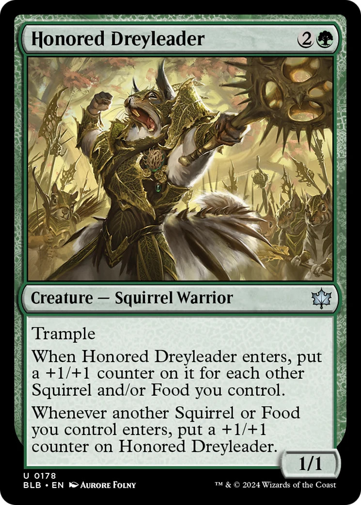 Honored Dreyleader [Bloomburrow] Near Mint
