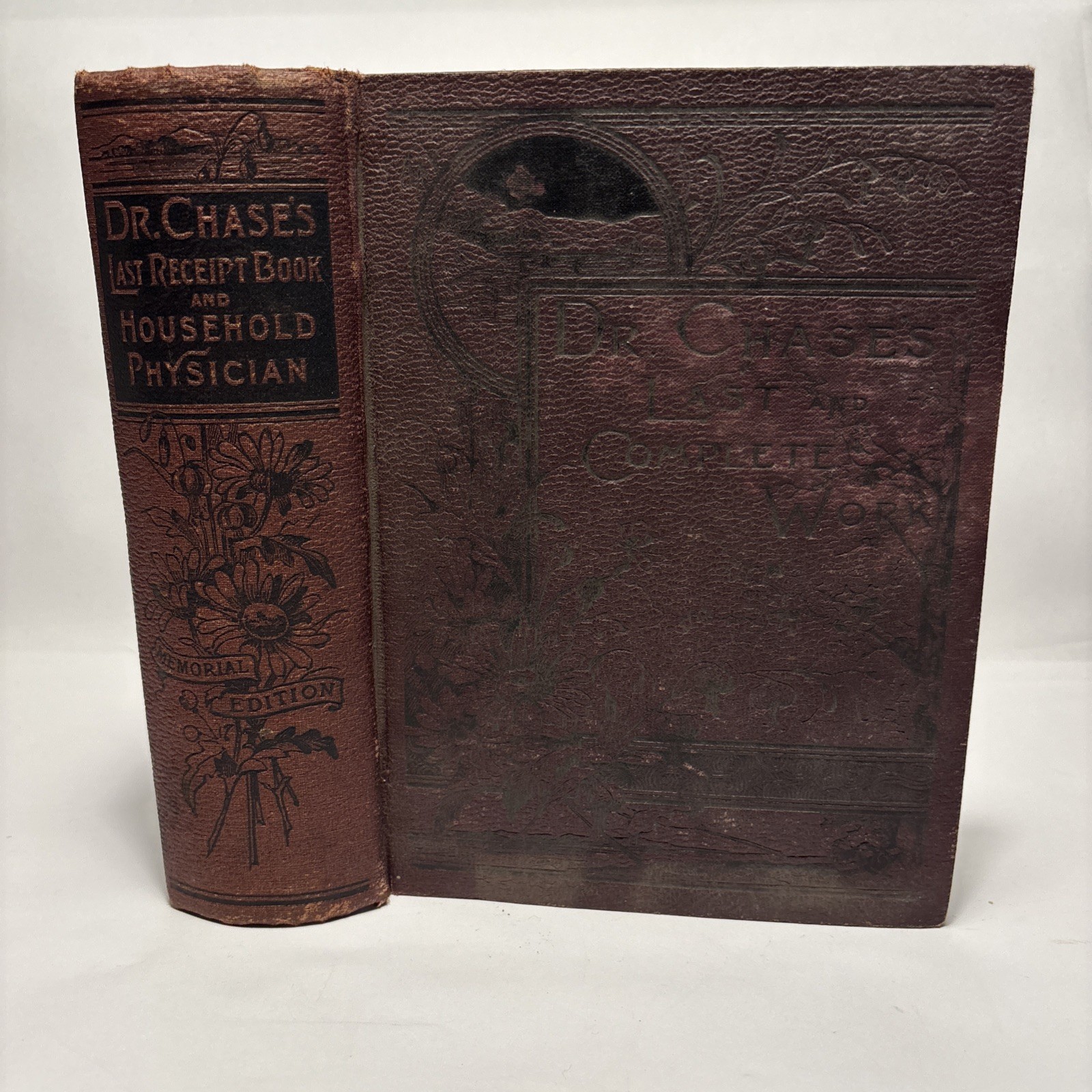 Rare Antique Dr. Chase's Last Receipt Book and Household Physician 1887