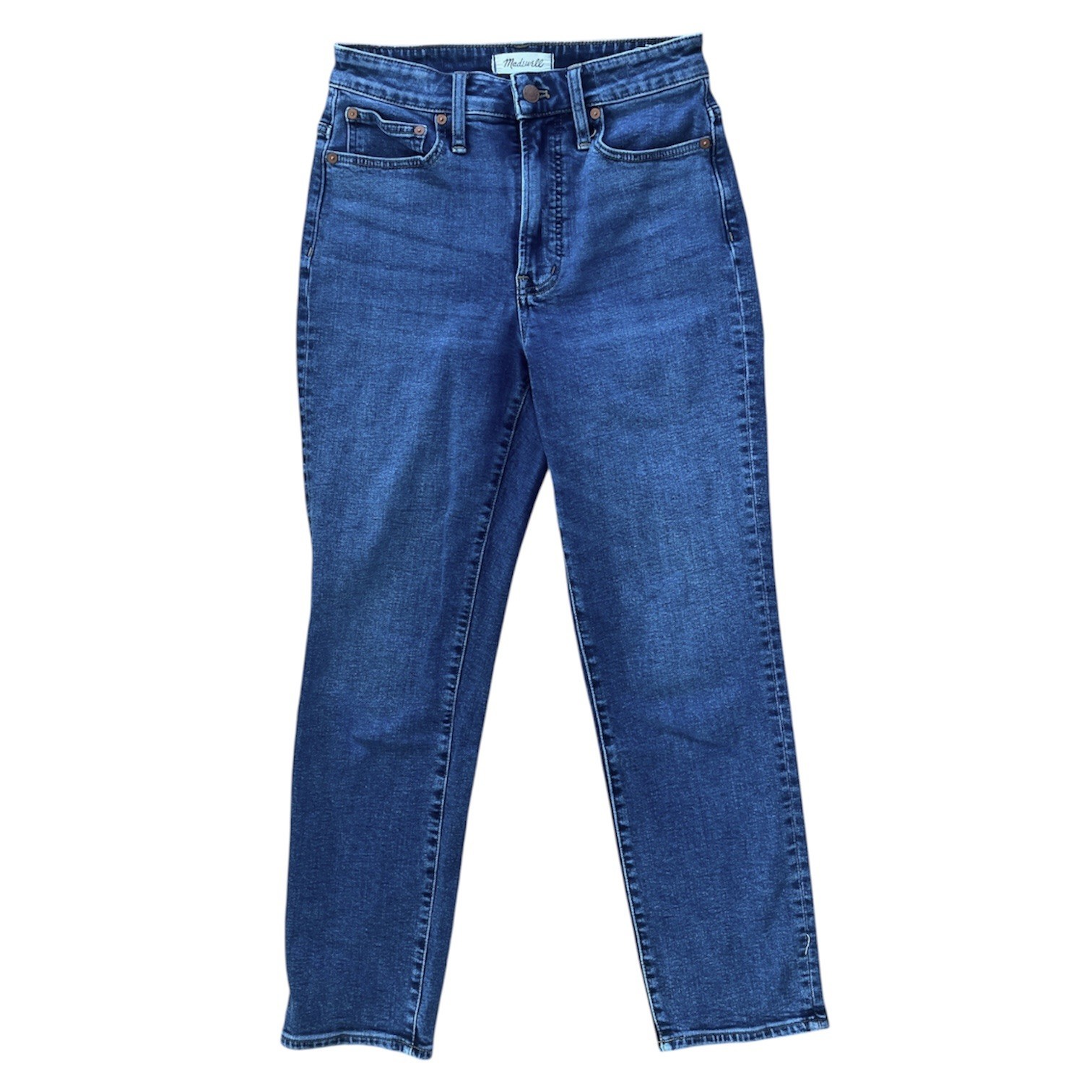Madewell The Curvy Perfect Vintage Jean Denim in True Blue 28\