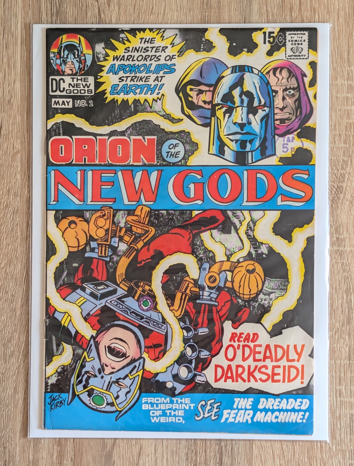 New Gods #2 DC Comics 1971 Jack Kirby 1st Darkseid Cover Bronze Age