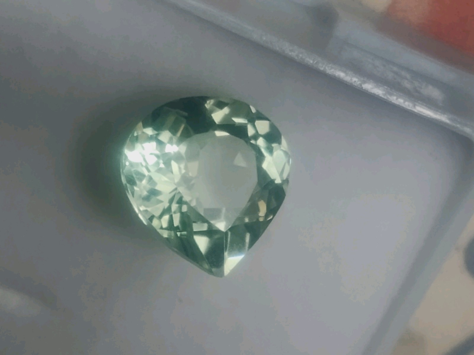 2.60ct Natural Montana Heat Treated Green Sapphire Pear Cut Loose 8.2x8x4.2mm