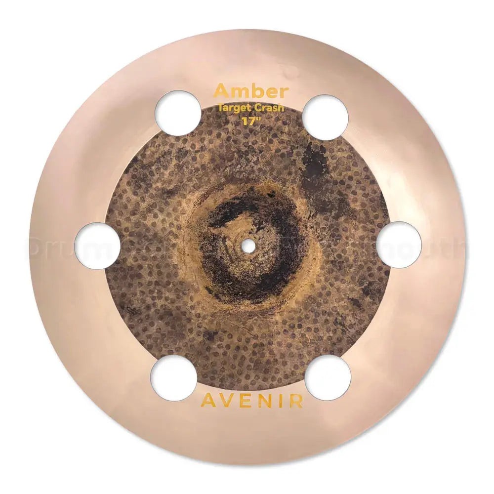 Avenir Amber 6-Hole Target Crash Cymbal 17
