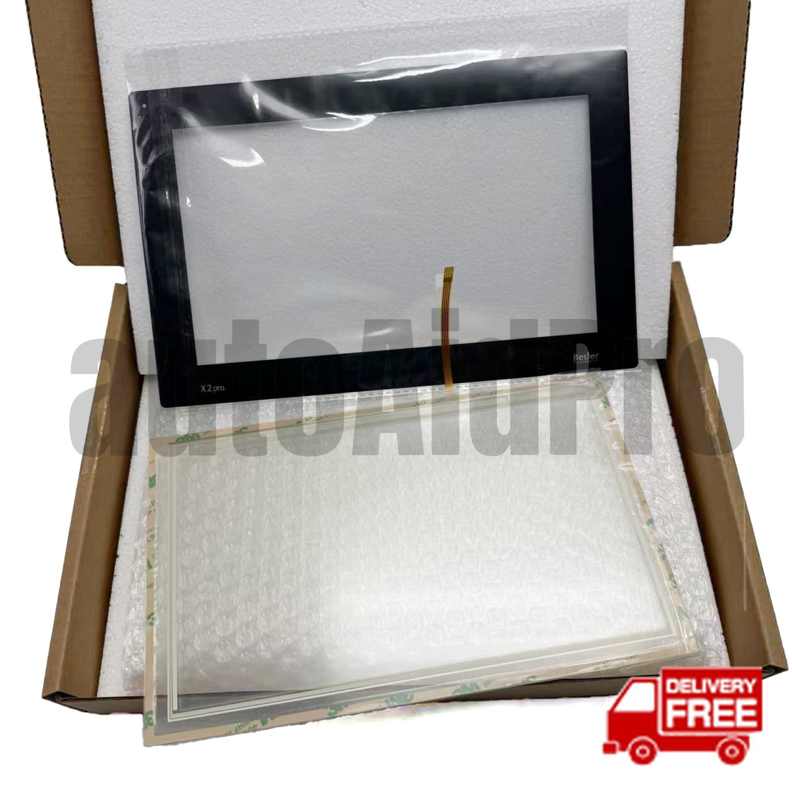 New X2 Pro10-B2 Touch Screen + Glass Overlay Film for Beijer X2pro X2 Pro 10-B2