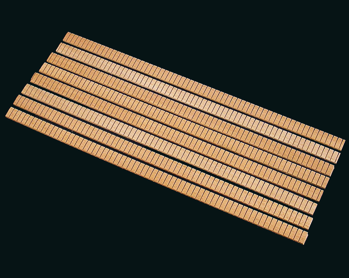 Khaya (African Mah.) Kerfed Lining, Set of 8, 18\