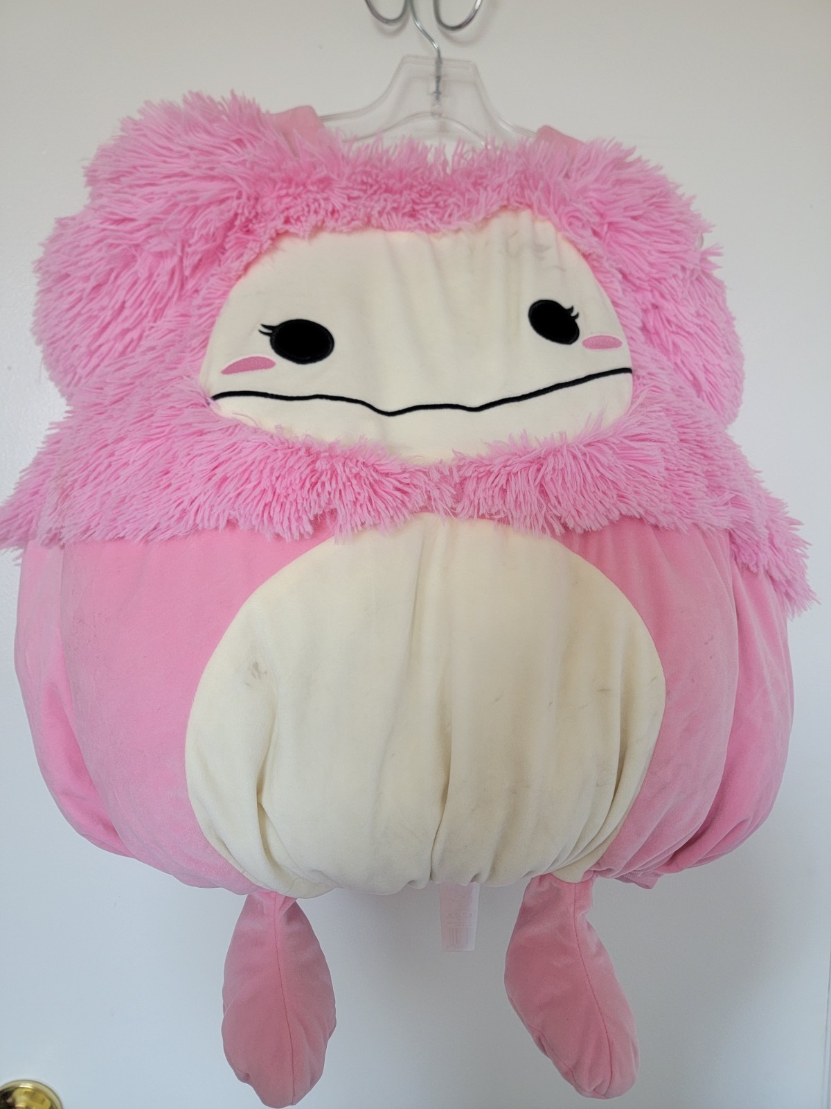 Cistume Squishmallows Brina the Pink Bigfoot Plush. Halloween 