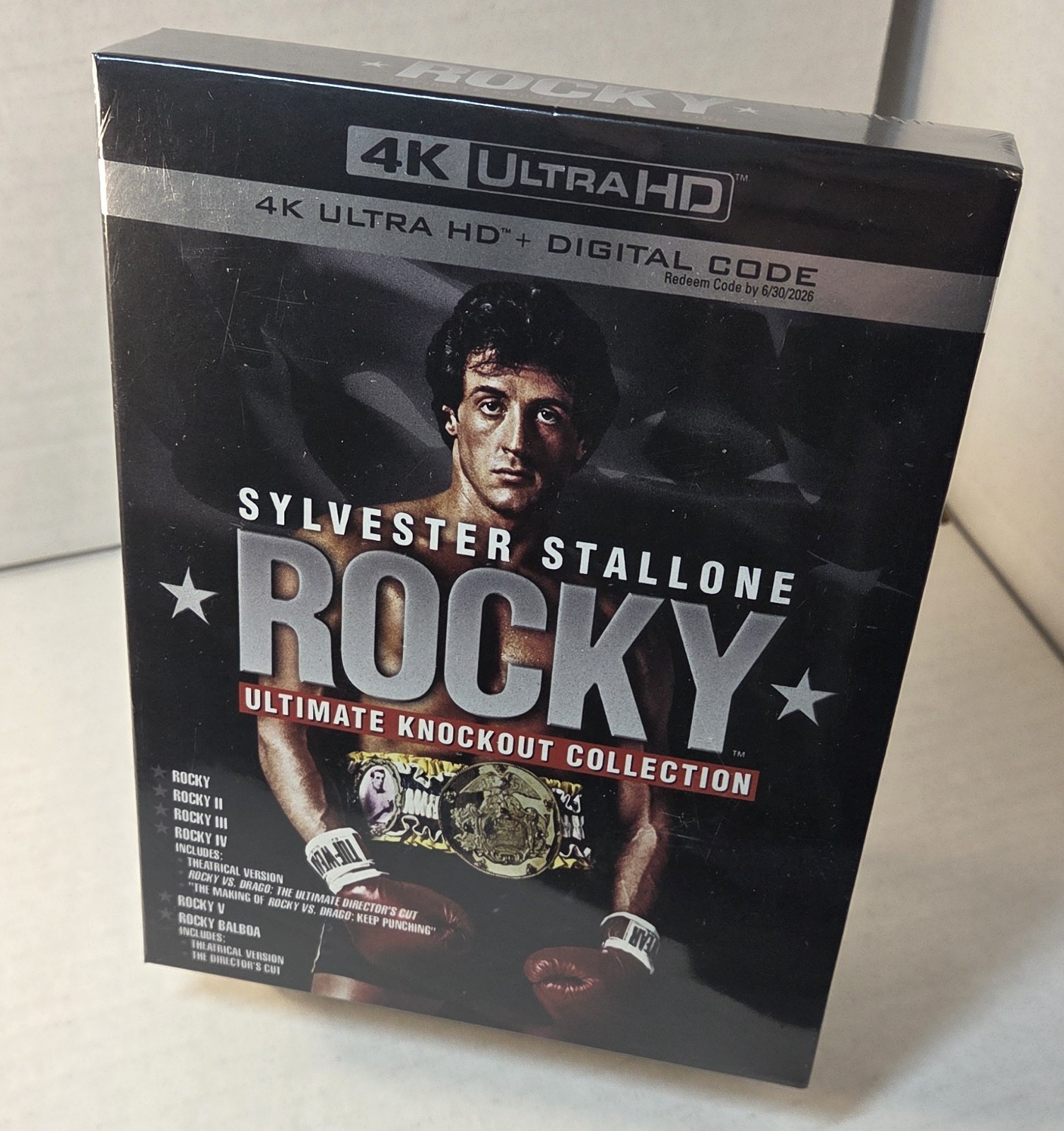 Rocky 6-Film Collection (4K)-Brand NEW (Sealed)-Box Shipping with Trackingv Rocky 6-Film Collection (4K)-Brand NEW (Sealed)-Box Shipping with Trackingv