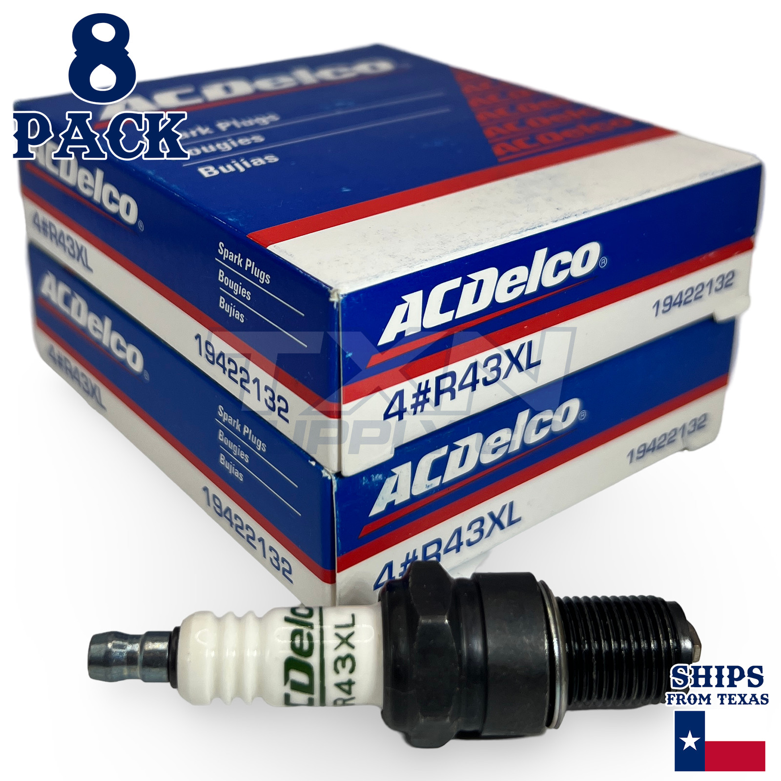 1970 Chevrolet Chevelle 7.4L ACDelco Spark Plugs - 8 Pack