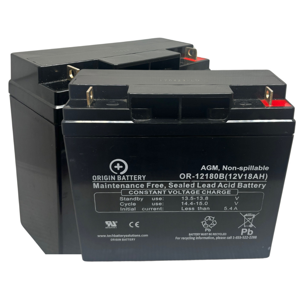 Drive Medical Spitfire Scout DLX 18 AH Battery Replacement Kit