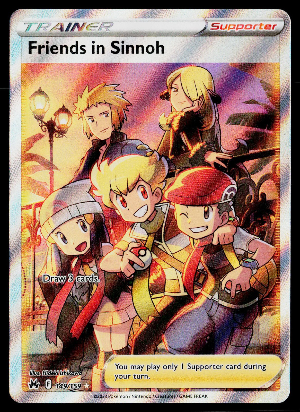 Friends in Sinnoh (Full Art) Holofoil EN [CRZ - 149/159] NM