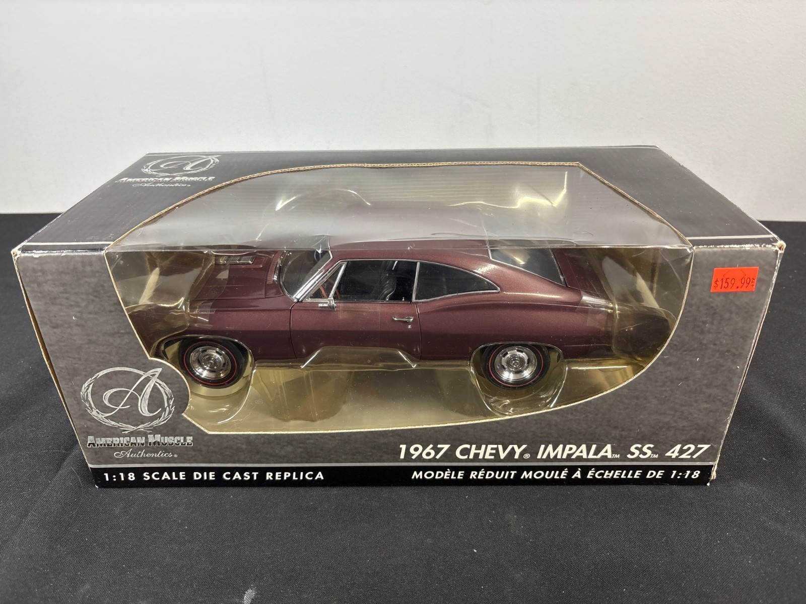 American Muscle Authentics - 1967 Chevy Impala SS 427 - #39298 (1:18) (SR-4) American Muscle Authentics - 1967 Chevy Impala SS 427 - #39298 (1:18) (SR-4)