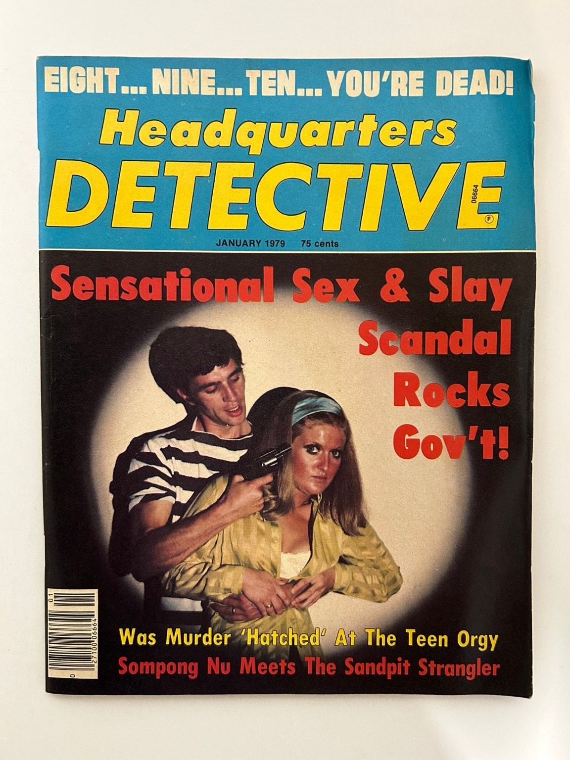 Headquarters DETECTIVE January 1979 Sex Slay Scandal Magazine True Crime
