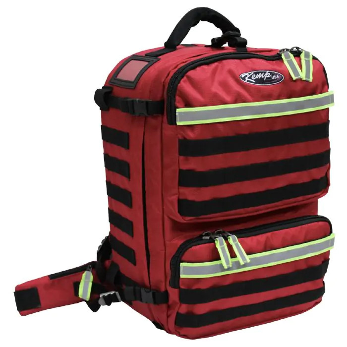 Kemp USA Premium Rescue and Tactical EMS Bag in Red Kemp USA Premium Rescue and Tactical EMS Bag in Red