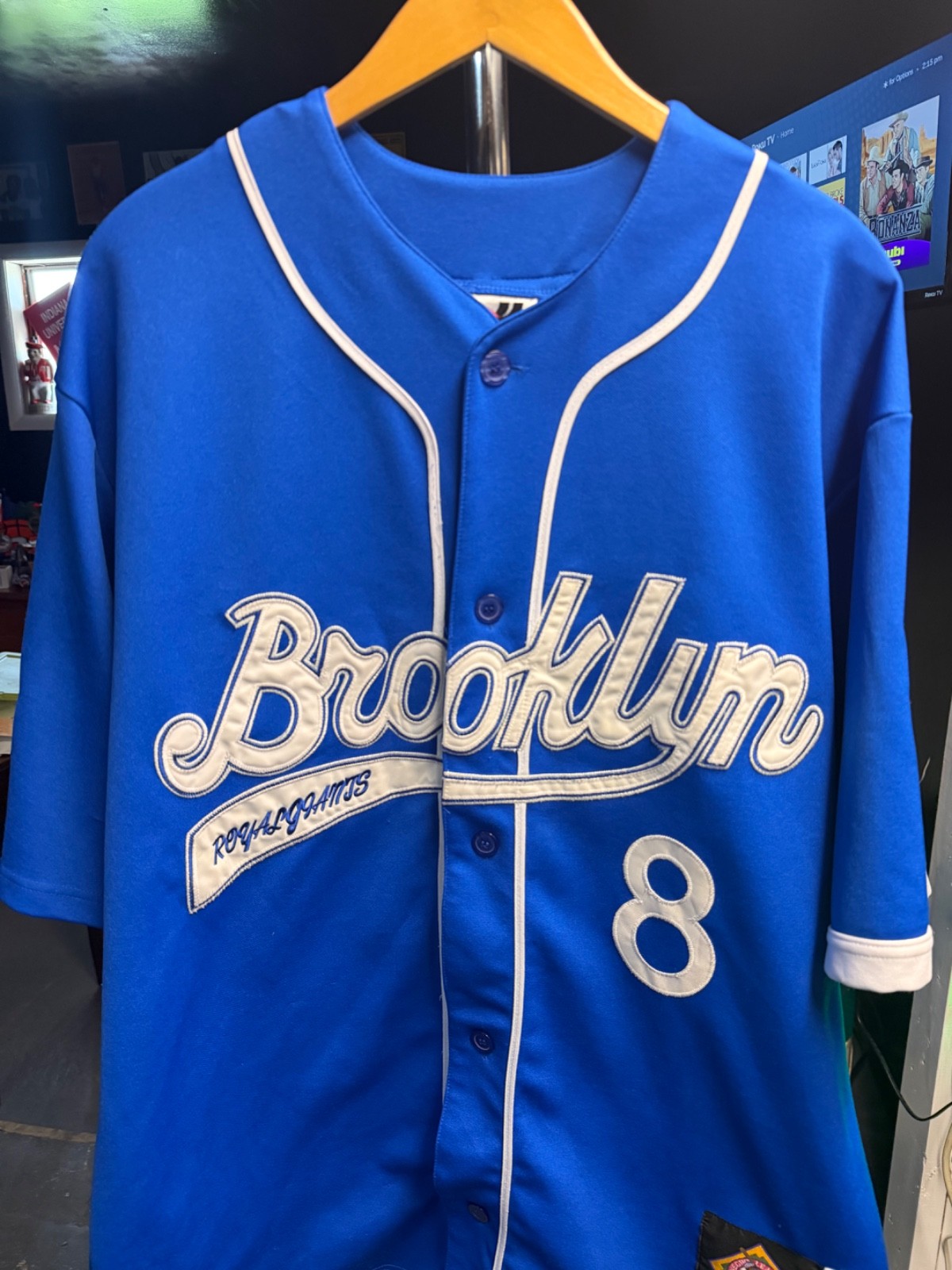 Vintage Brooklyn Royal Giants Jersey Mens XL Headgear Embroidered #8 NLBM Vintage Brooklyn Royal Giants Jersey Mens XL Headgear Embroidered #8 NLBM