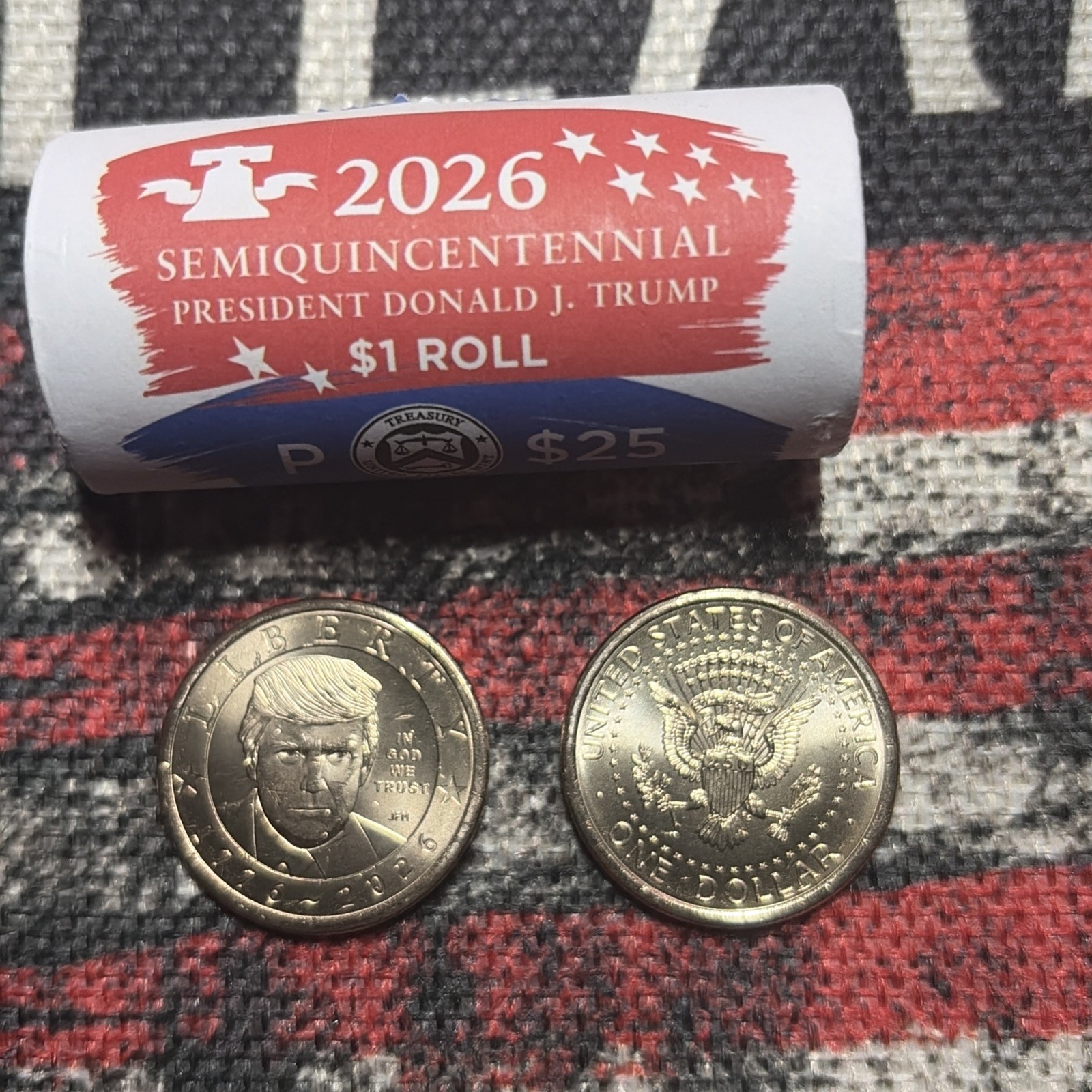 2026 P Trump $ Coin -Uncirculated Directly From The Mint