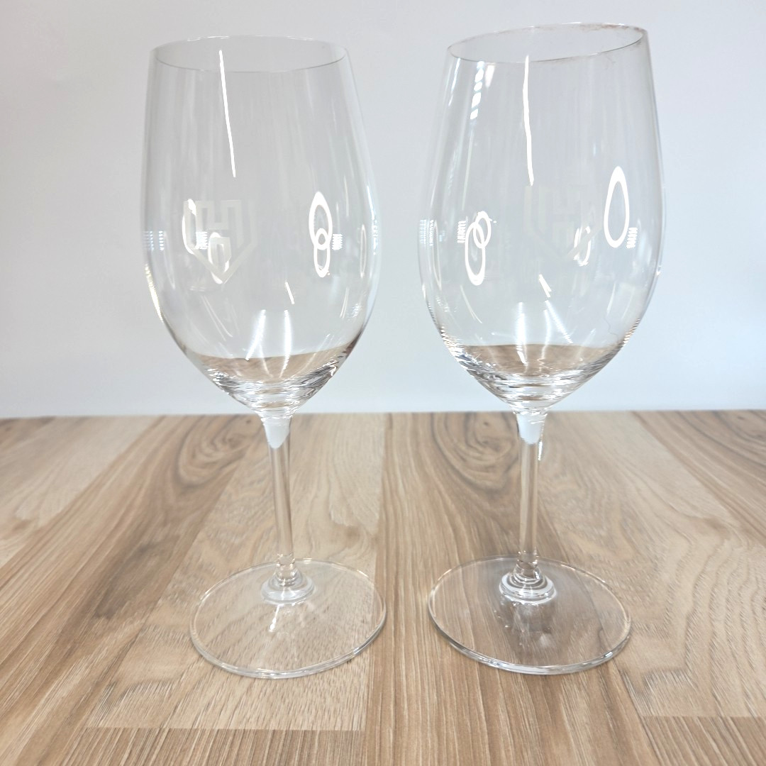 Set of 2 - Riedel Etched \