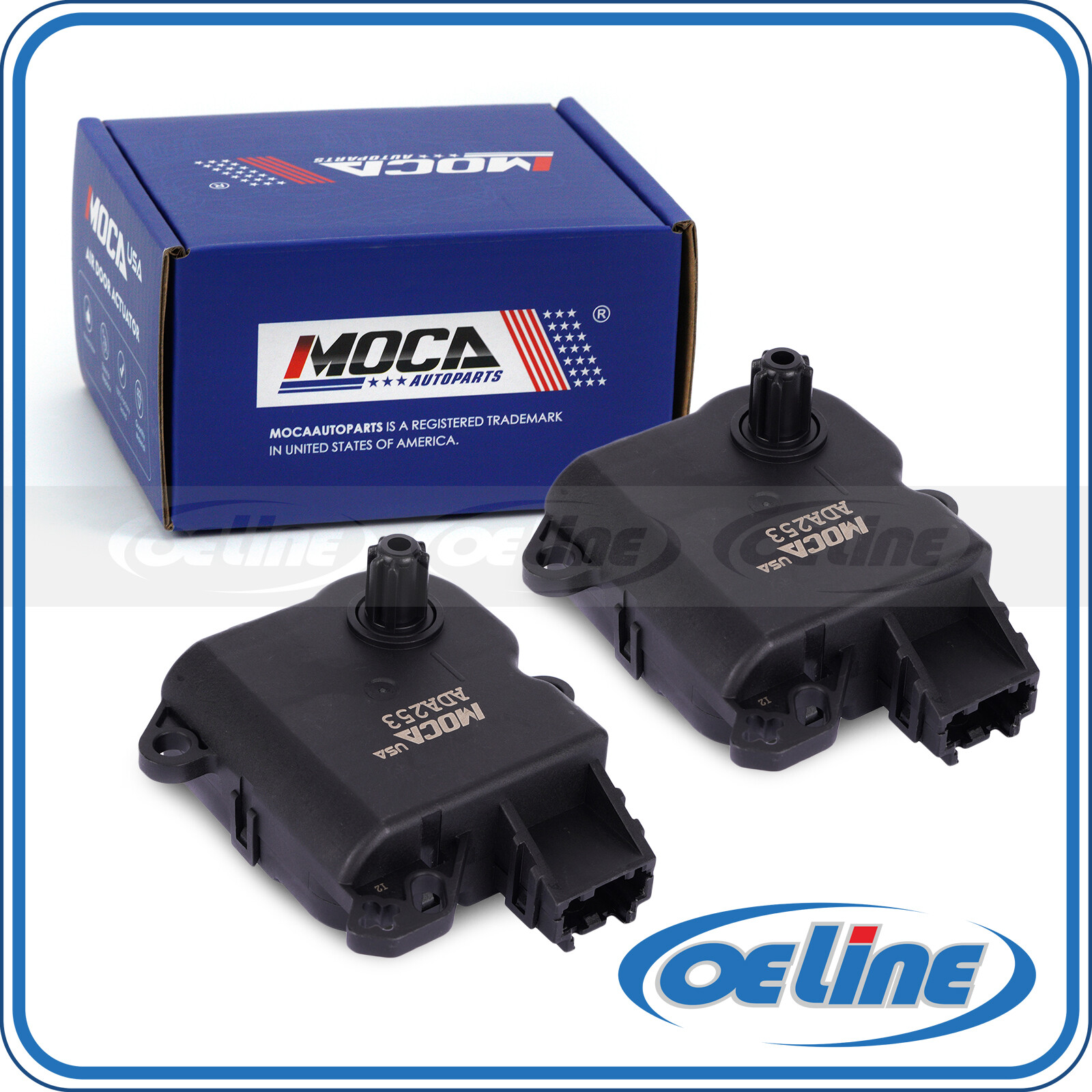 2x 604-253 HVAC Heater Air Blend Door Actuator for Ford Taurus X Lincoln Mercury
