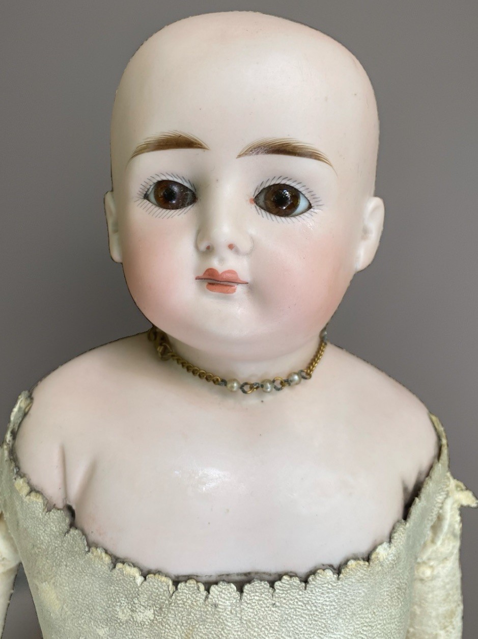 Antique Belton Type German ABG 1234 Bisque Girl Doll 19” ULTRA RARE