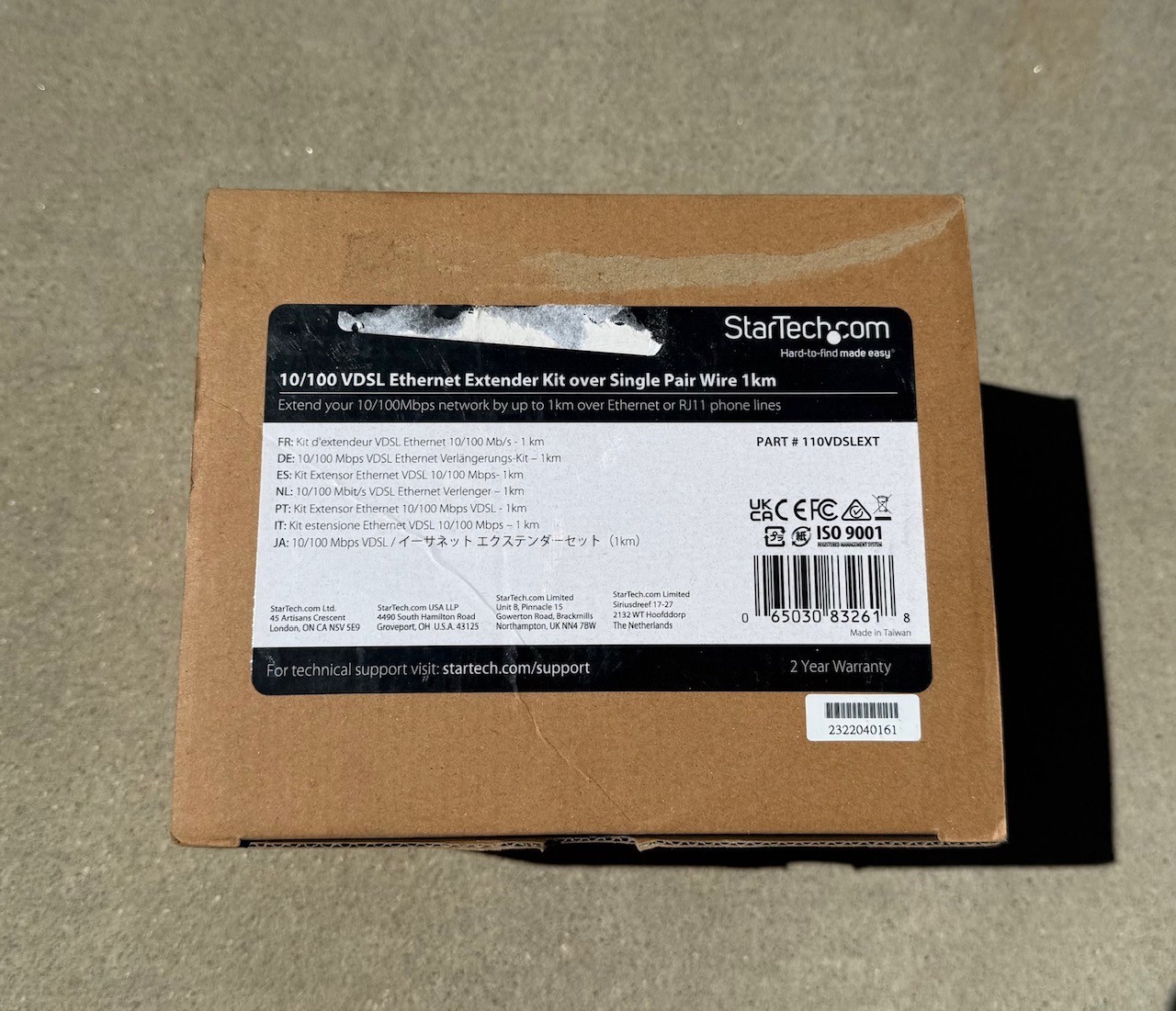 StarTech - 10/100mbps VDSL Ethernet Extender Kit - 110VDSLEXT