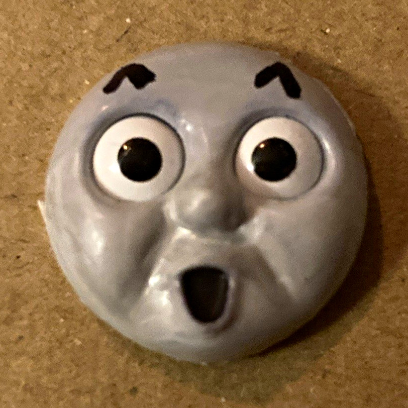 Bachman Thomas & Friends Ho scale custom shocked Face Insert