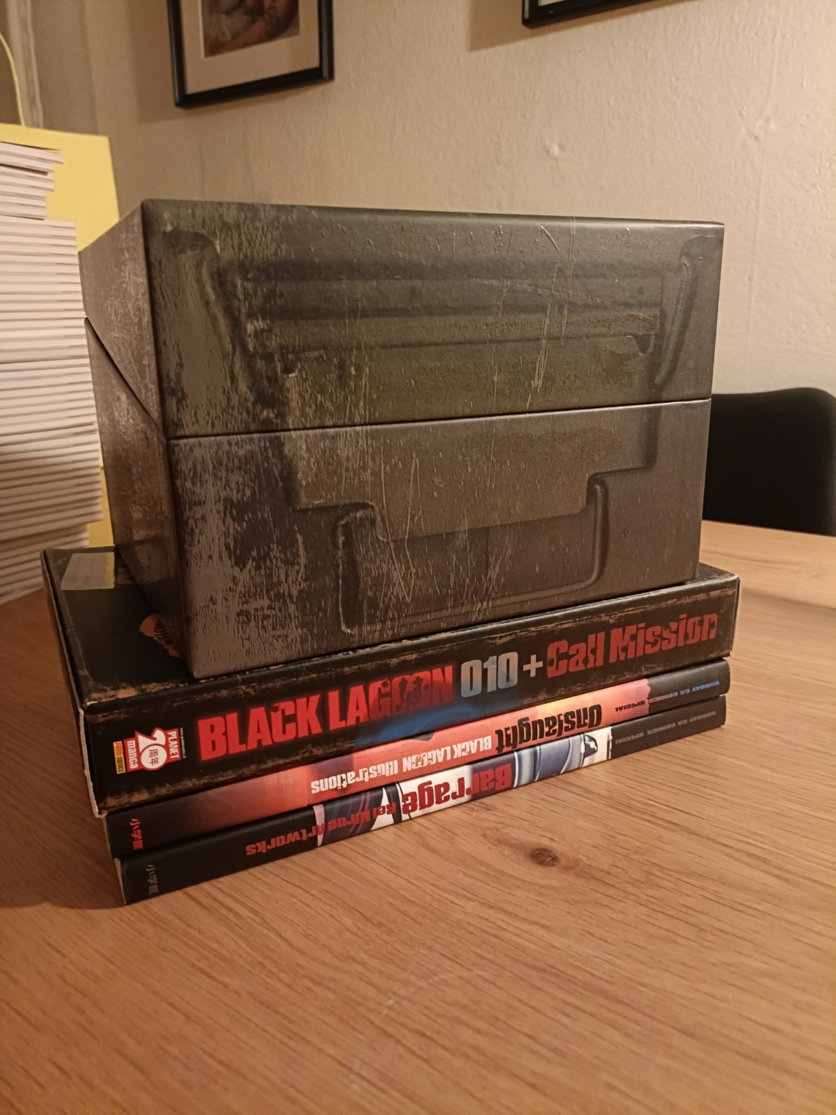Black Lagoon Box 20th Anniversary Manga 1-13 JP + Artbooks Onslaught Barrage