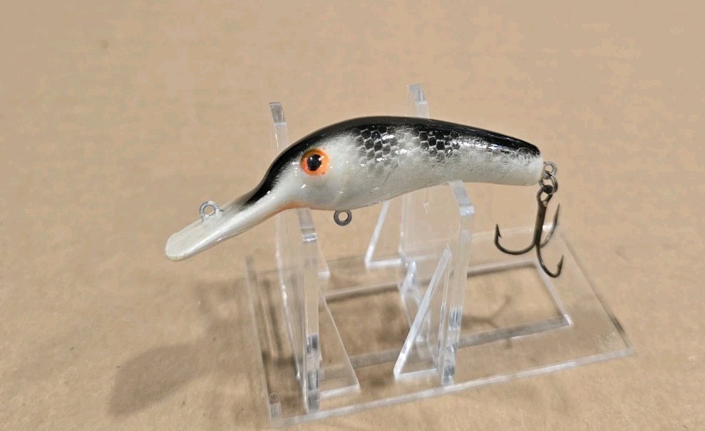 Vintage Lindy Shadling Crankbait Fishing Lure Walleye 3\ Vintage Lindy Shadling Crankbait Fishing Lure Walleye 3\