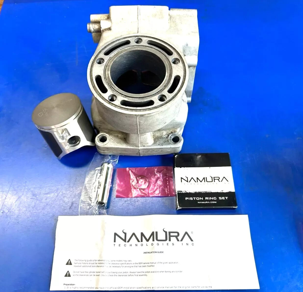 Suzuki RM125 Cylinder Piston Engine Top End Kit New Bore READ DESCRIPTION RM 125