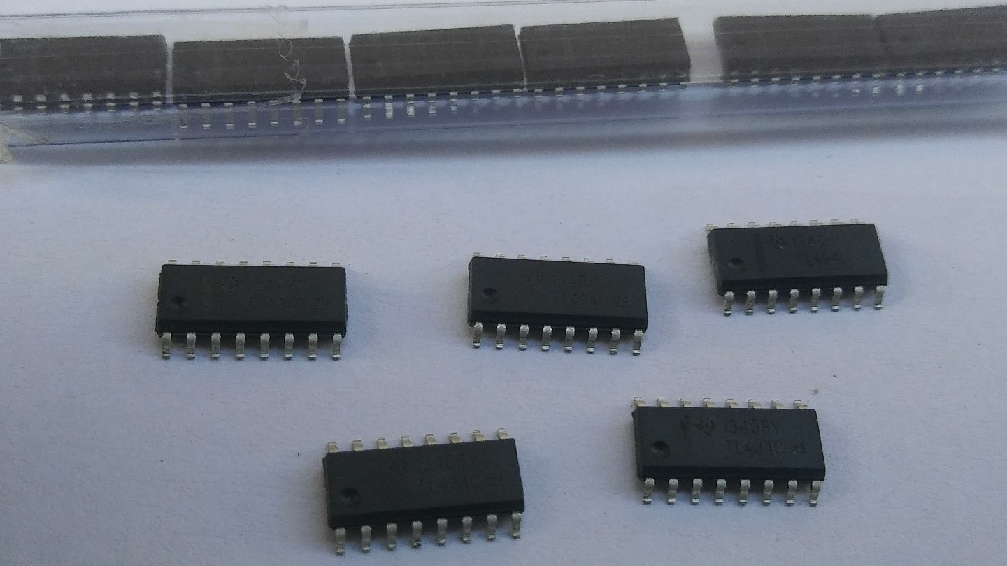 5 x TL494C Texas Inst.  PWM SOP-16 SMD Power Supply Controllers USA Seller