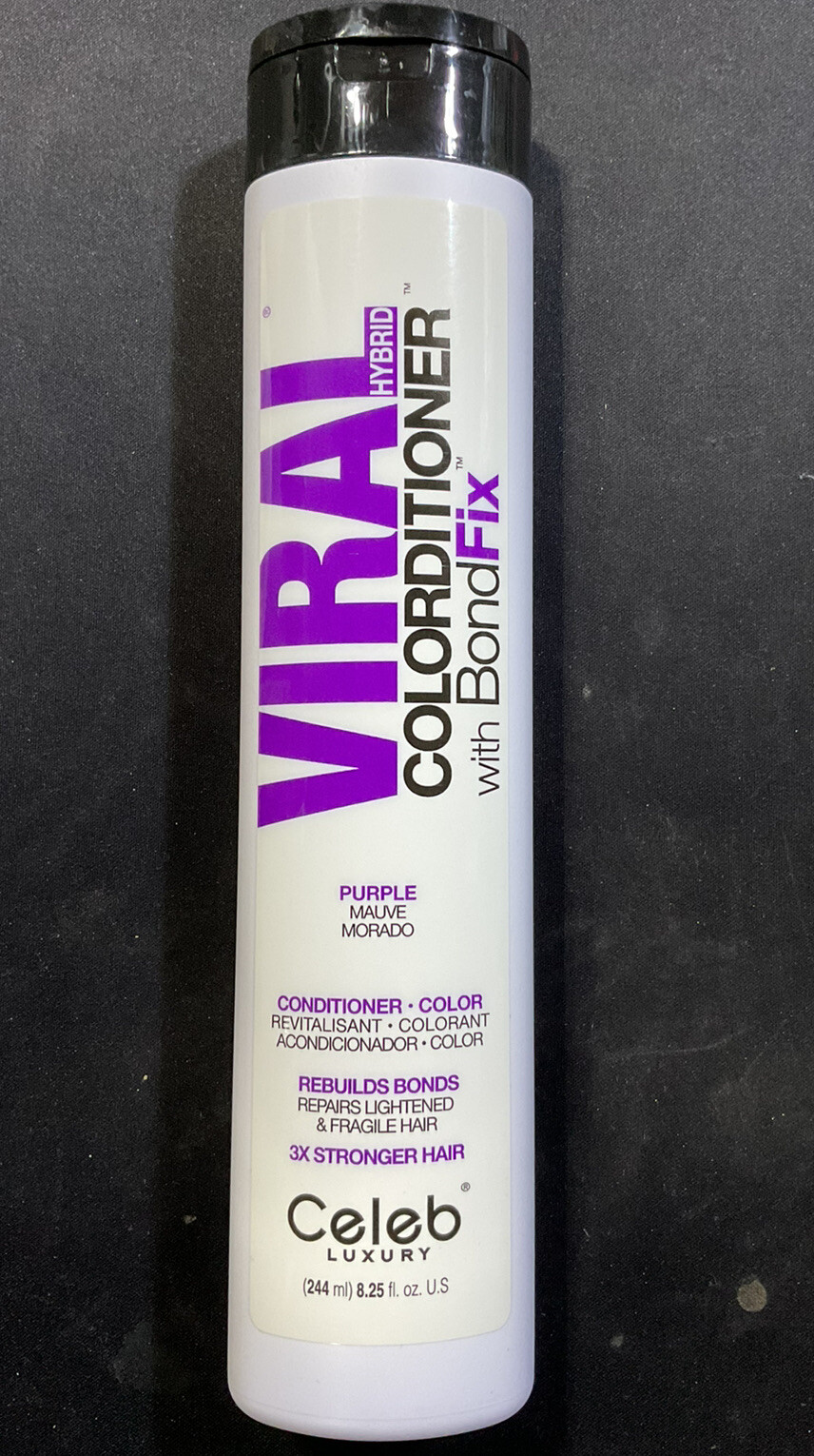 Celeb Luxury Viral Hybrid Purple Haircolor Conditioner 8.25 oz