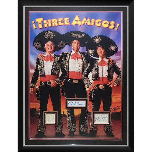 Three Amigos Full-Size Movie Poster Deluxe Framed with Steve Martin, Chevy Chase