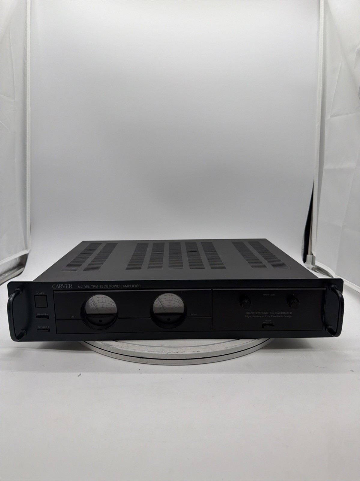 Used & Tested Carver TFM-15CB High Voltage High Current Power Amplifier Working