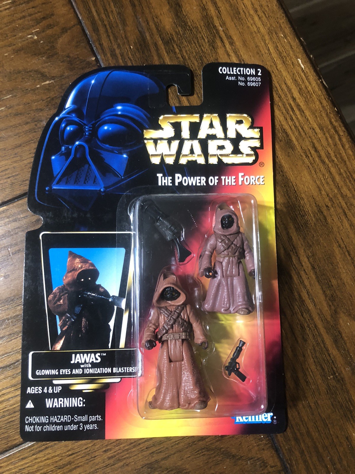 1996 Kenner Star Wars, The Power of the Force Jawas Glowing Eyes Red Card New 1996 Kenner Star Wars, The Power of the Force Jawas Glowing Eyes Red Card New