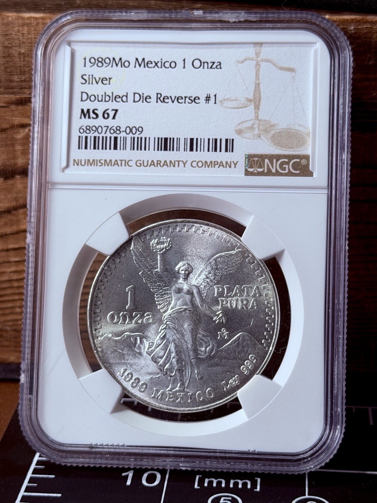 1989 DDR 1 oz Silver Mexico Libertad NGC MS67 Double Die Onza Gem BU Very Rare 1989 DDR 1 oz Silver Mexico Libertad NGC MS67 Double Die Onza Gem BU Very Rare