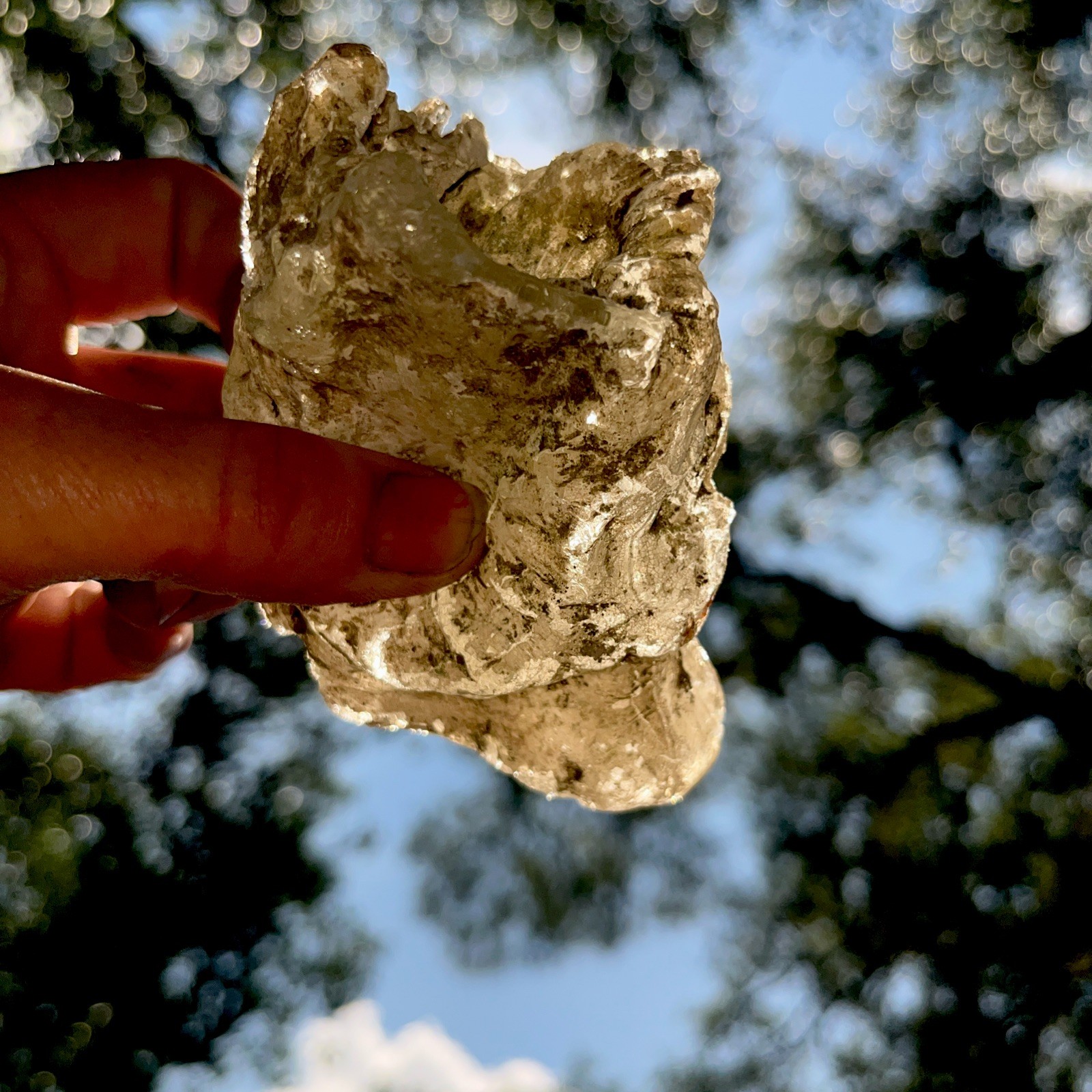 FULGURITE LIGHTNING GLASS Petrified Lightning “maybe ancient “