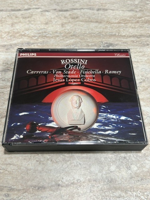 Rossini - Otello CD Opera Carreras Von Stade Ramey Philharmonia Orchestra Cobos