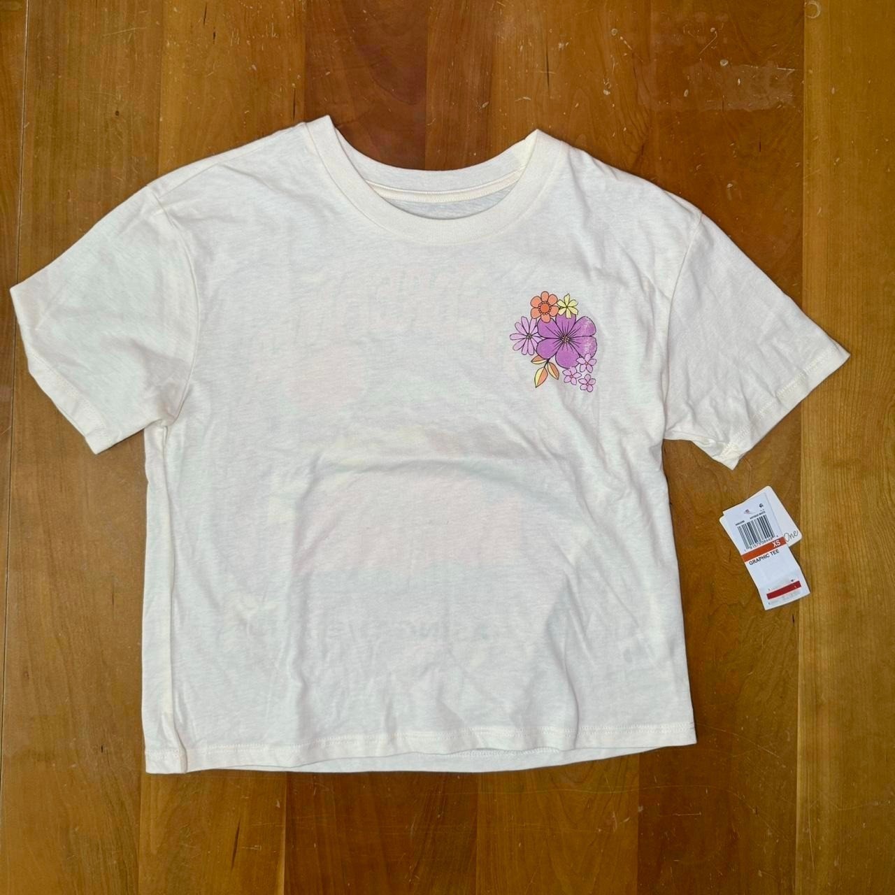 Rebellious One Day Dreamer Chasing The Sun Graphic Tee Cream Floral XS Rebellious One Day Dreamer Chasing The Sun Graphic Tee Cream Floral XS