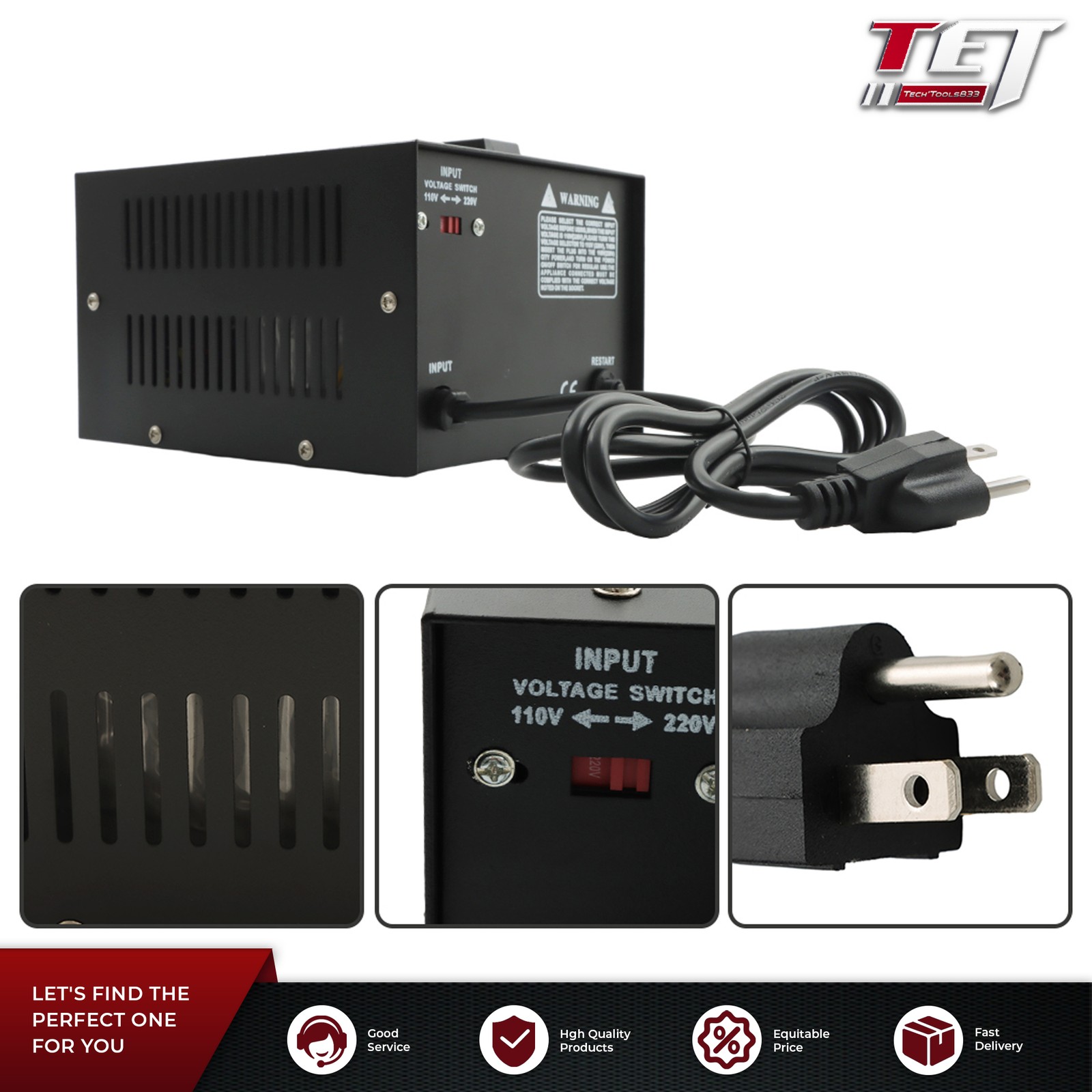 New 1000W Voltage Converter Transformer Step Up/Down 110v to 220v/220v to 110v