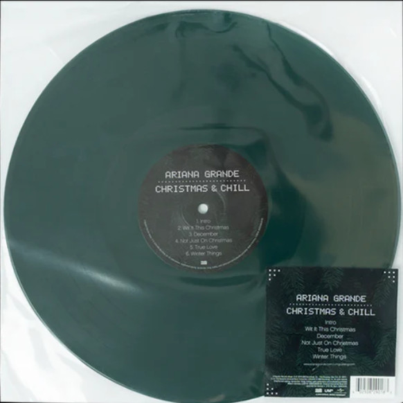 ARIANA GRANDE - Christmas And Chill Green Vinyl Etched PRESALE ARIANA GRANDE - Christmas And Chill Green Vinyl Etched PRESALE