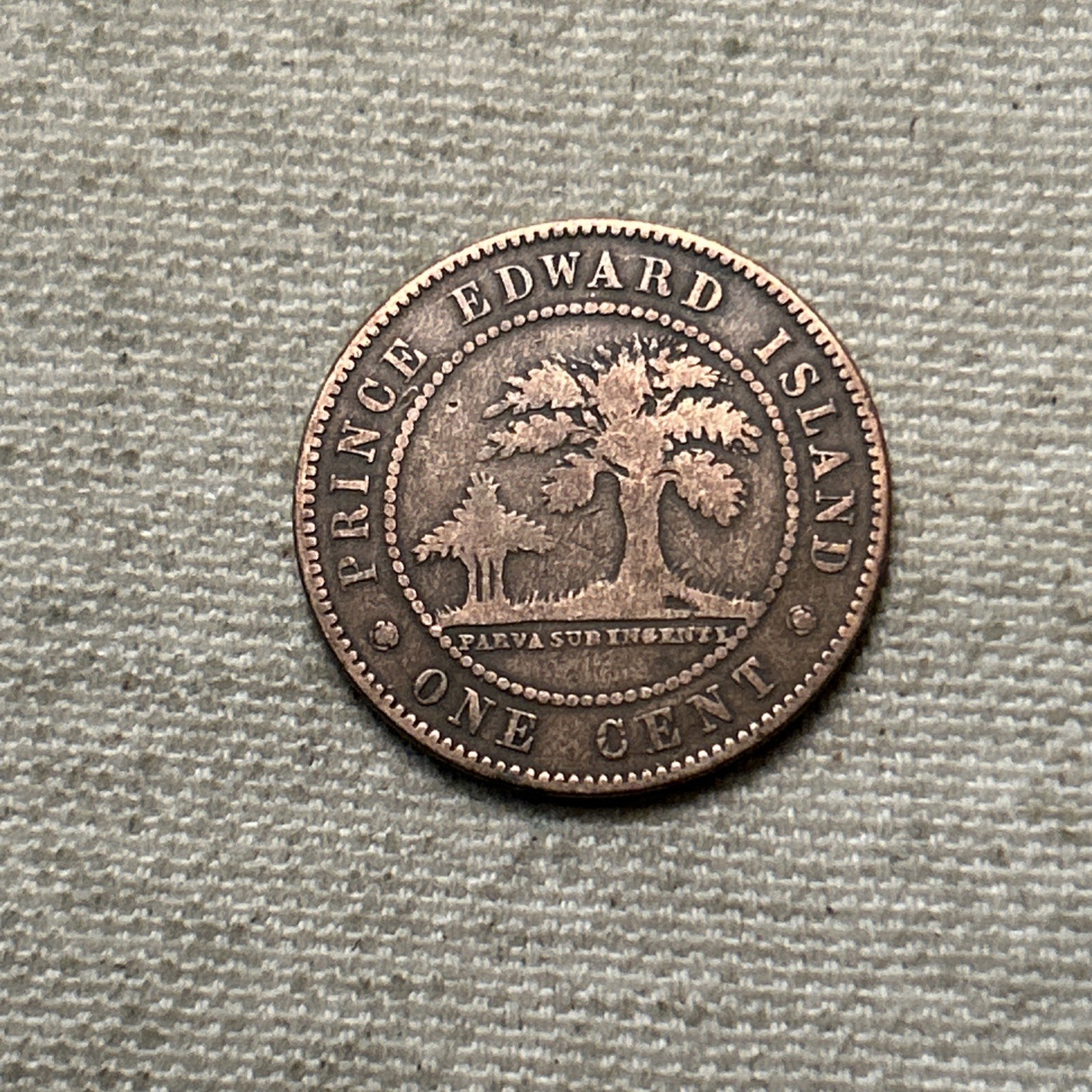 1871 CANADA PRINCE EDWARD ISLAND ONE CENT QUEEN VICTORIA BRONZE COIN KM 4 1871 CANADA PRINCE EDWARD ISLAND ONE CENT QUEEN VICTORIA BRONZE COIN KM 4