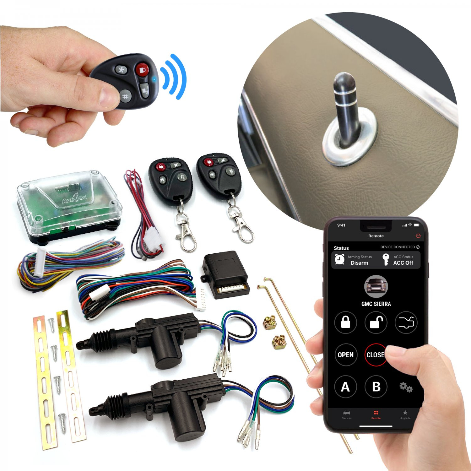1928 - 1947 Ford entry power door lock kit remote keyless central conversion 
