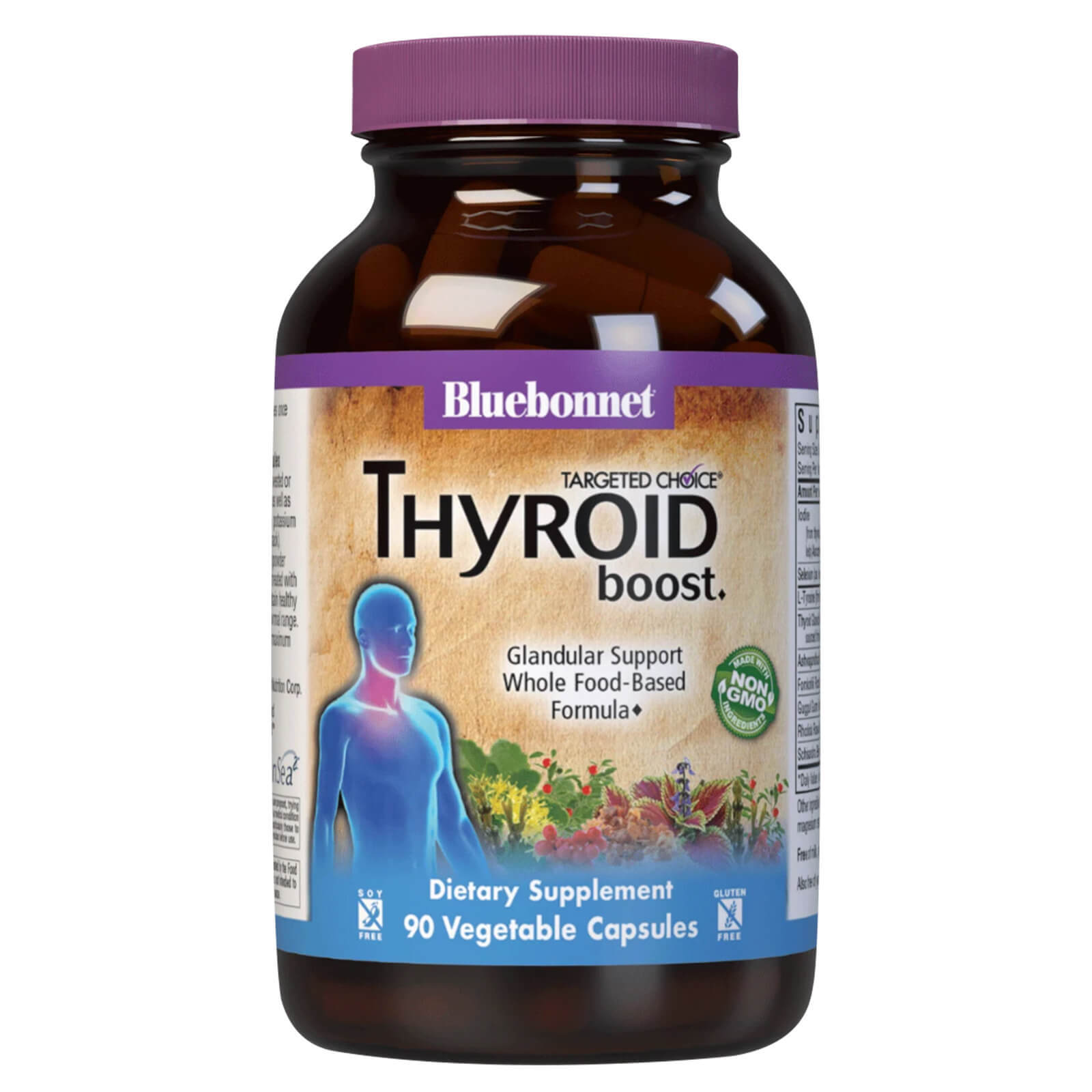 Bluebonnet Targeted Choice Thyroid Boost 90 Veg Capsules