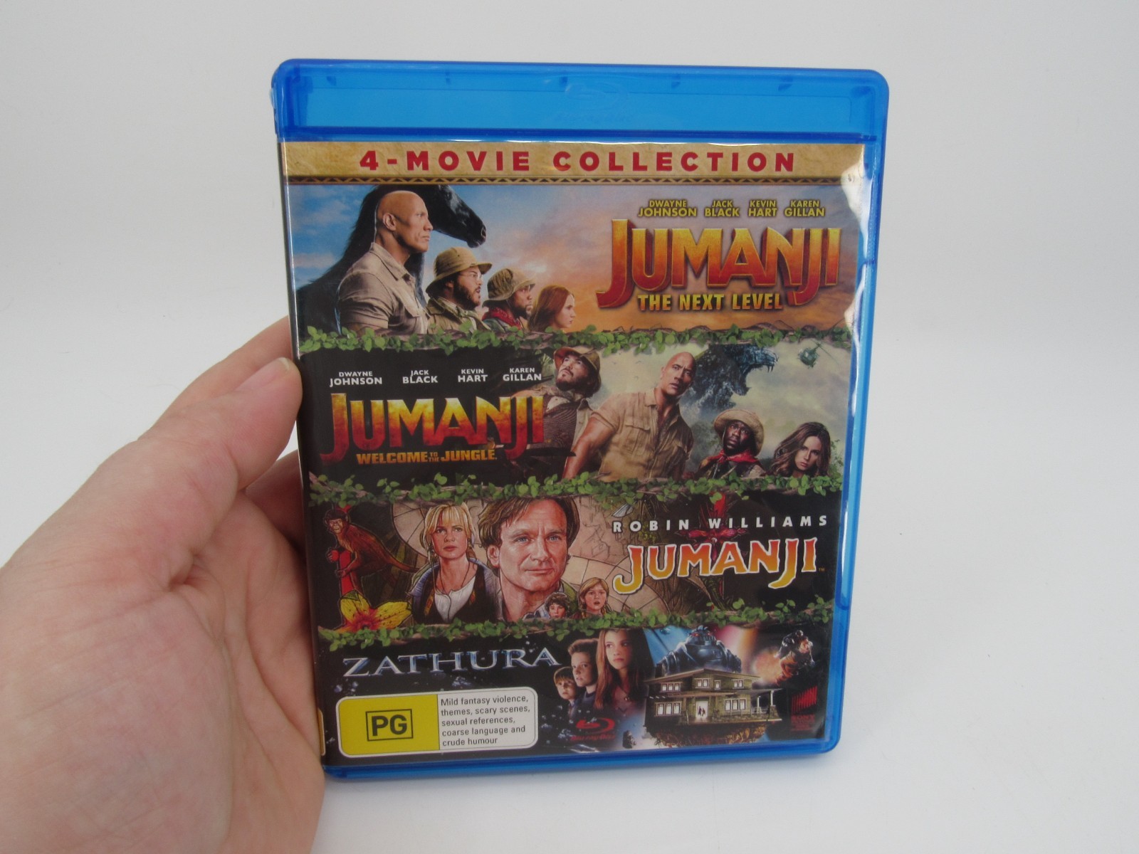 Jumanji 4 Movie BluRay Original Welcome to the Jungle Next Level Zathura Rare