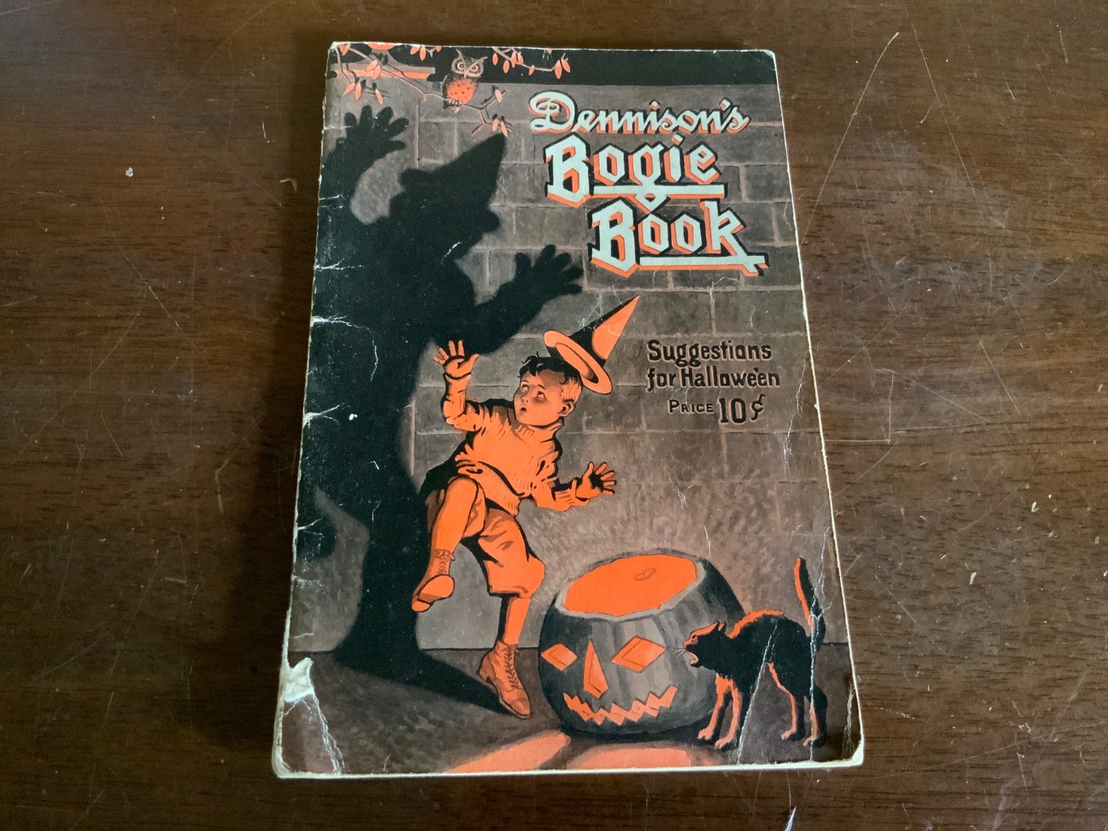 Vintage original 1923 Dennison\'s Bogie Book  11th edition Halloween.
