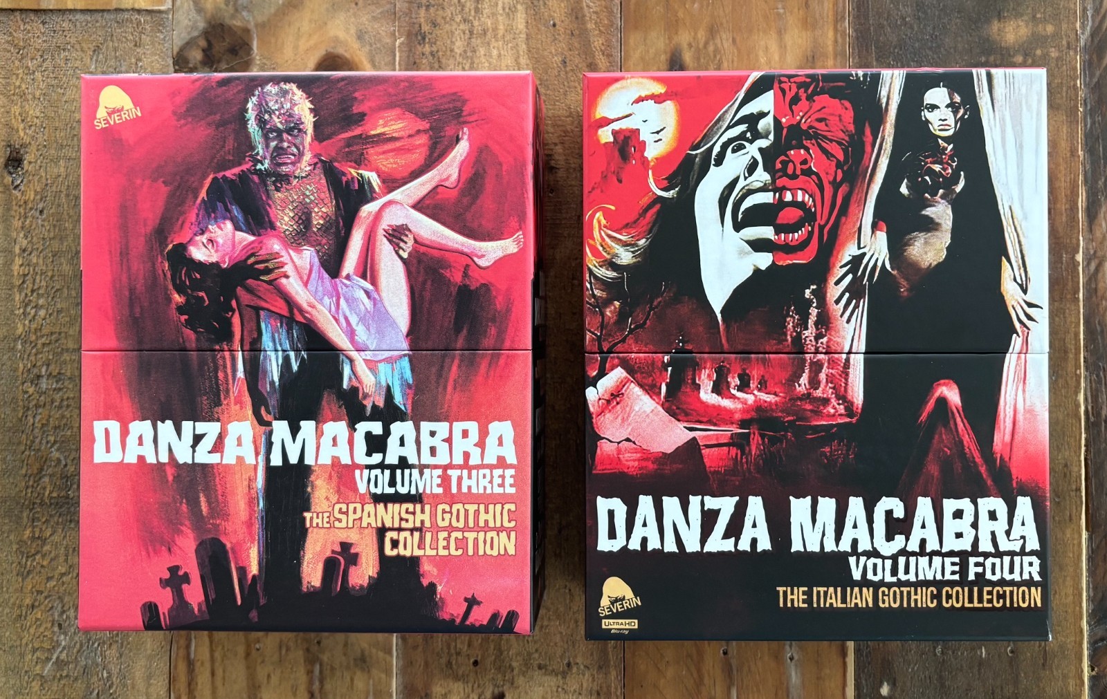 Severin Danza Macabra Volume Three and Four, Spanish & Italian Gothic Collection
