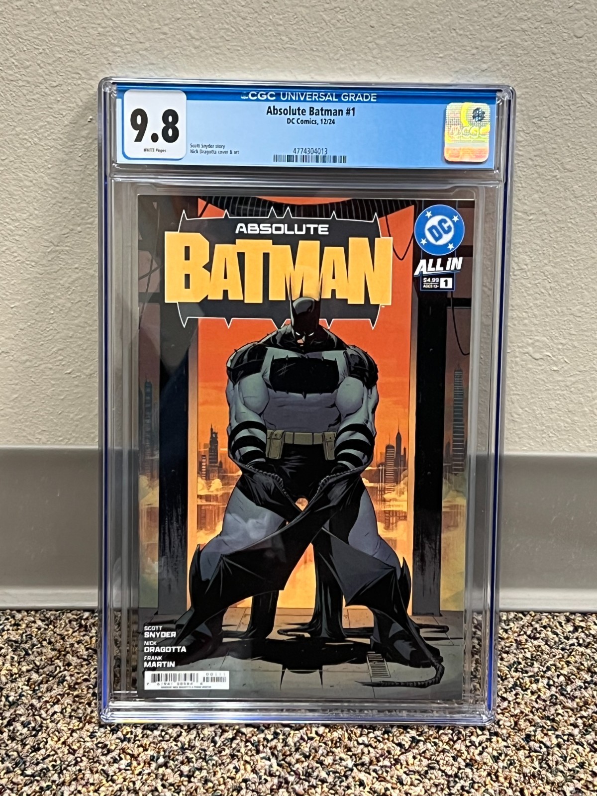 Absolute Batman #1 CGC 9.8 DC Comics 2024 First Print Nick Dragotta